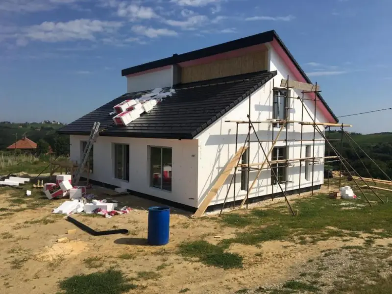Construction of prefabricated houses abroad